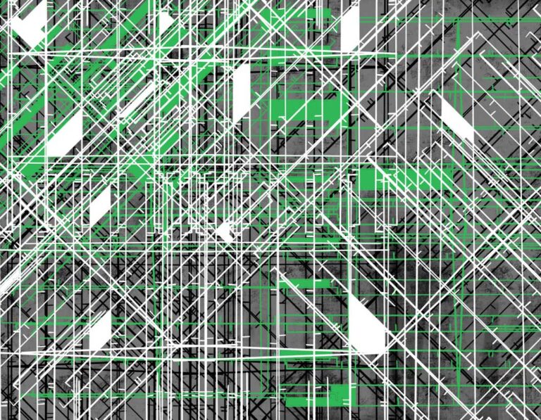 Digi Board Lines Green